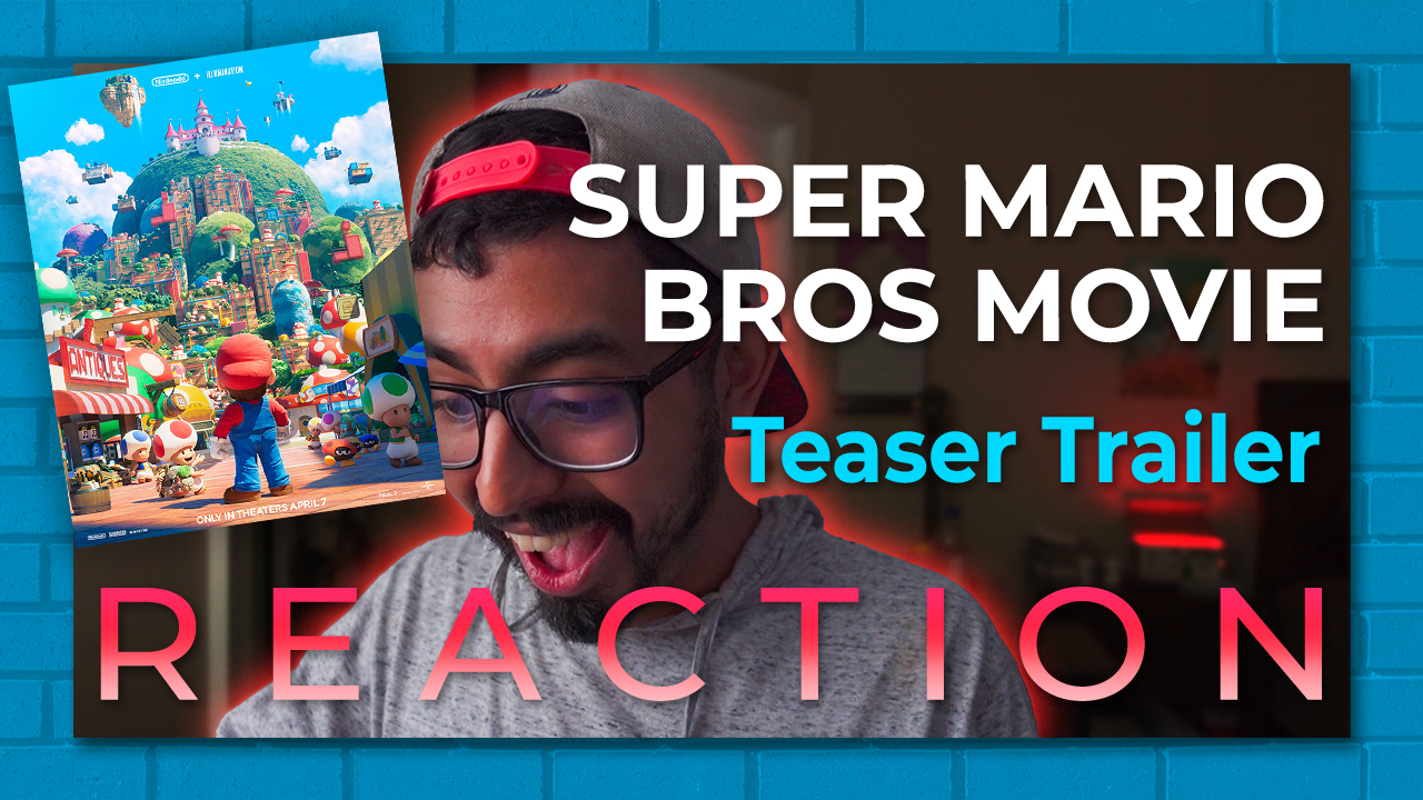 The Super Mario Bros Movie TEASER TRAILER REACTION *FIRST TIME WATCHING*!!!!