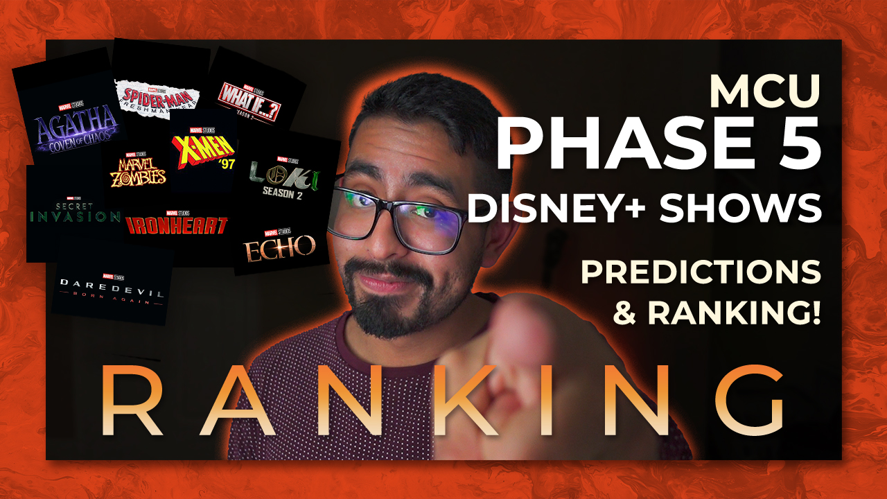 RANKING ALL 10 Marvel Cinematic Universe Phase 5 Disney+ SHOWS—PREDICTIONS!!